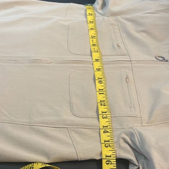 Lululemon Ventlight Zippered, Flight Suit,Tan, Khaki,Drawstring,Onesie,Size 2 - Picture 9 of 15